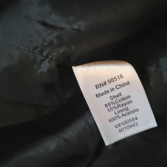 Coldwater Creek Black Shaped Tweed Jacket Womens Size XL 18 Beaded - Picture 3 of 6